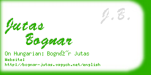 jutas bognar business card